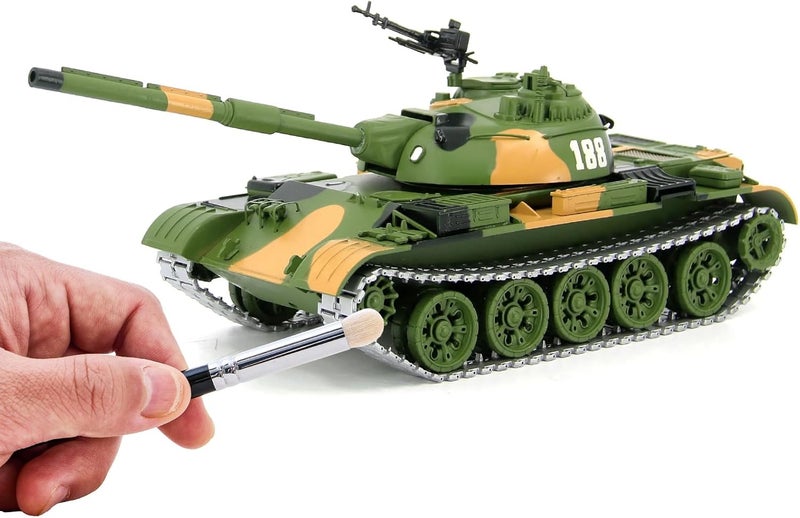 PANDAFLY Drybrush Set - 3 Sizes Hobby Detail Paint Brush Set, Acrylic Paint Brushes for Tabletop, Citadel, Scale Model, Watercolor Oil Painting - Image 5